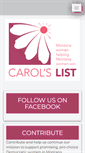 Mobile Screenshot of carolslistmt.org