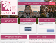 Tablet Screenshot of carolslistmt.org